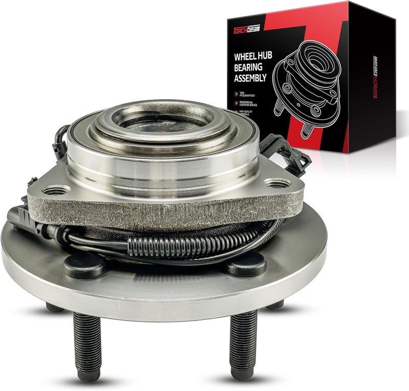 Torchbeam 513229 Front Wheel Bearing Hub Assembly Fit for Dodge Dakota 2005-2010, Mitsubishi Raider 2006-2008, Ram Dakota 2011 W/ABS 1 PCS 5 Lugs - Image 1